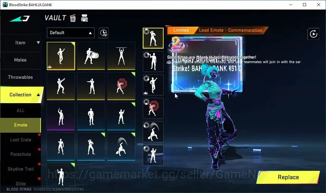 Blood Strike Accounts ASIA|ETERNAL Spear-Relic|Melee ULTRA One-Handed Ax image 18