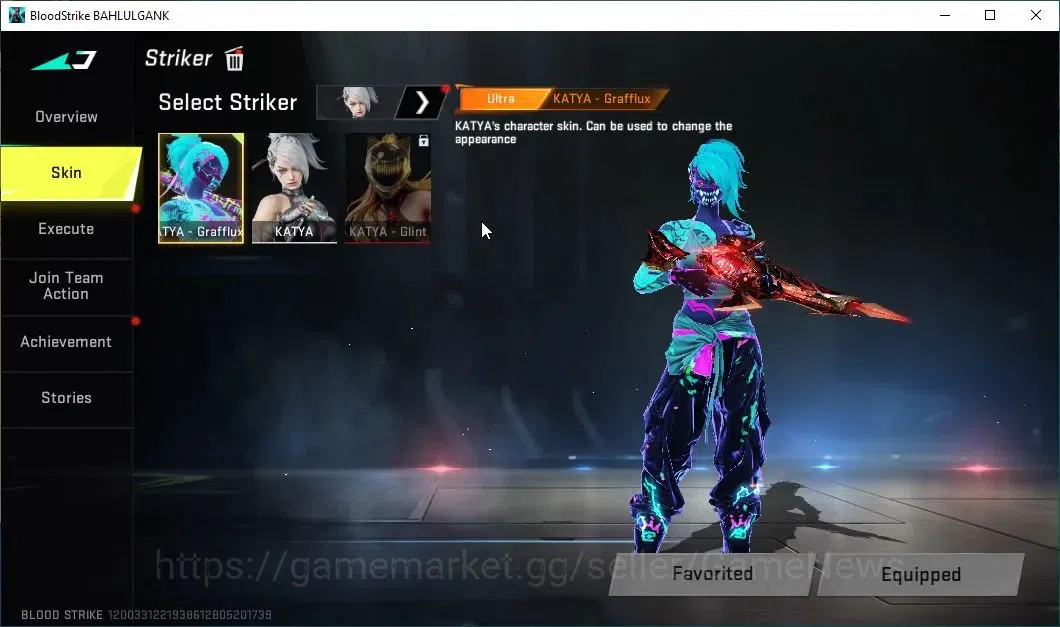 Blood Strike Accounts ASIA|ETERNAL Spear-Relic|Melee ULTRA One-Handed Ax image 3