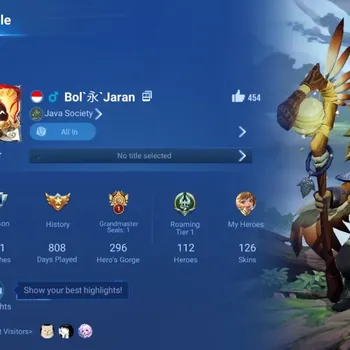 Honor of Kings Accounts Rare Skin Global|112H 126S|SXD:Hou Yi|Bleach:Hou Yi|Stellar:Lam:GrandMaster:Gan&Mo|HelloKitty:Xiao