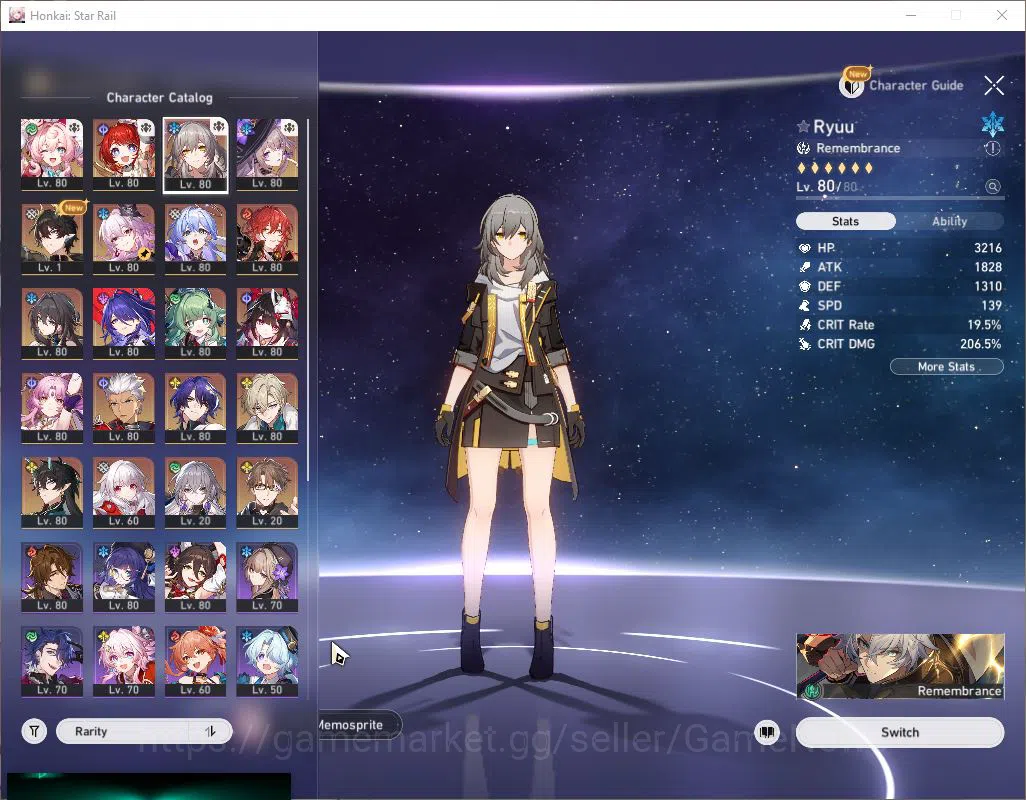 Honkai Star Rail Accounts ASIA [TL70]|14 Limited [Evernghit+Sign,Sparkle E1+ image 2