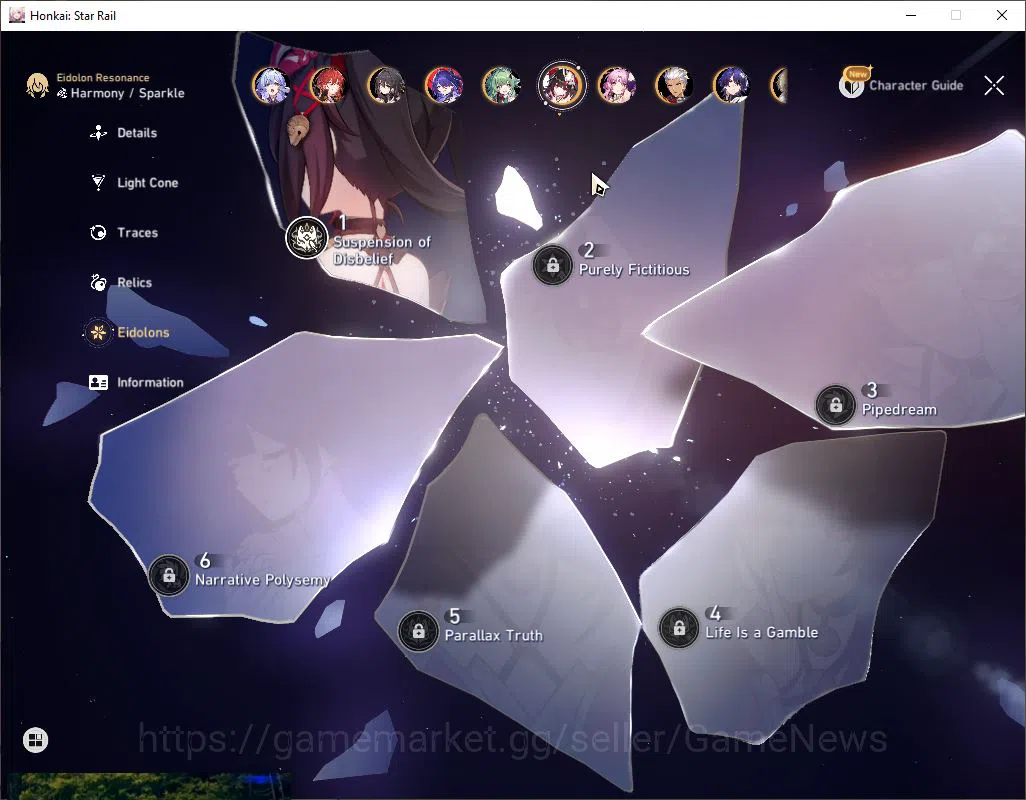 Honkai Star Rail Accounts ASIA [TL70]|14 Limited [Evernghit+Sign,Sparkle E1+ image 4