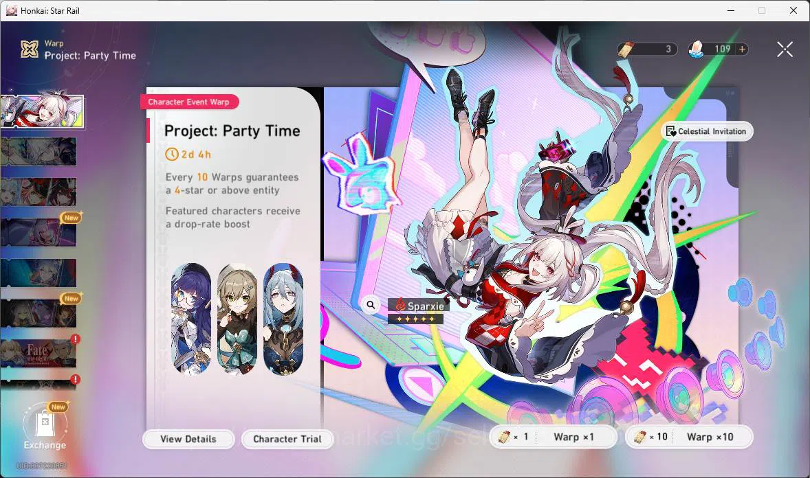 Honkai Star Rail Accounts ASIA|TL 26|4limit|Yao Guang,Sparkle,Ruan Mei,DanHe image 9