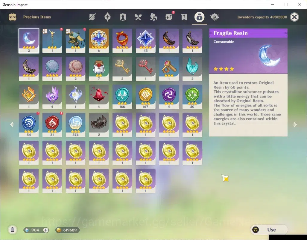 Genshin Impact Accounts ASIA|AR 52|PremTeam Skirk|3 Limited + 1 (*5Weap)|S image 12