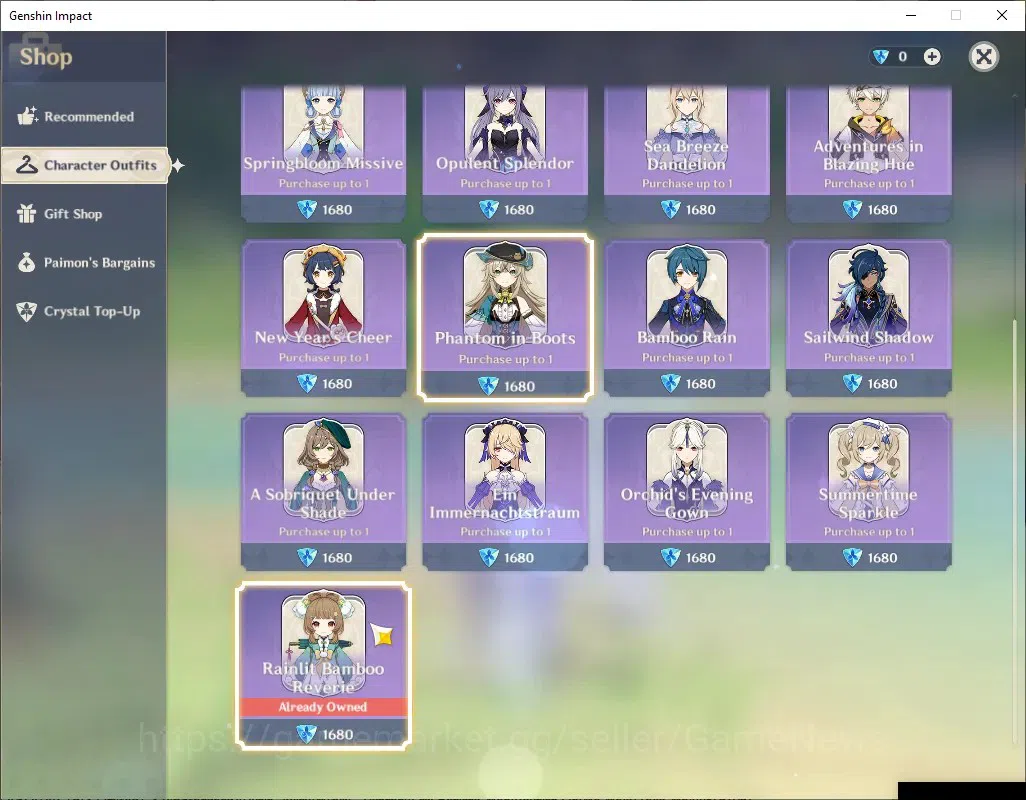 Genshin Impact Accounts ASIA|AR 52|PremTeam Skirk|3 Limited + 1 (*5Weap)|S image 15