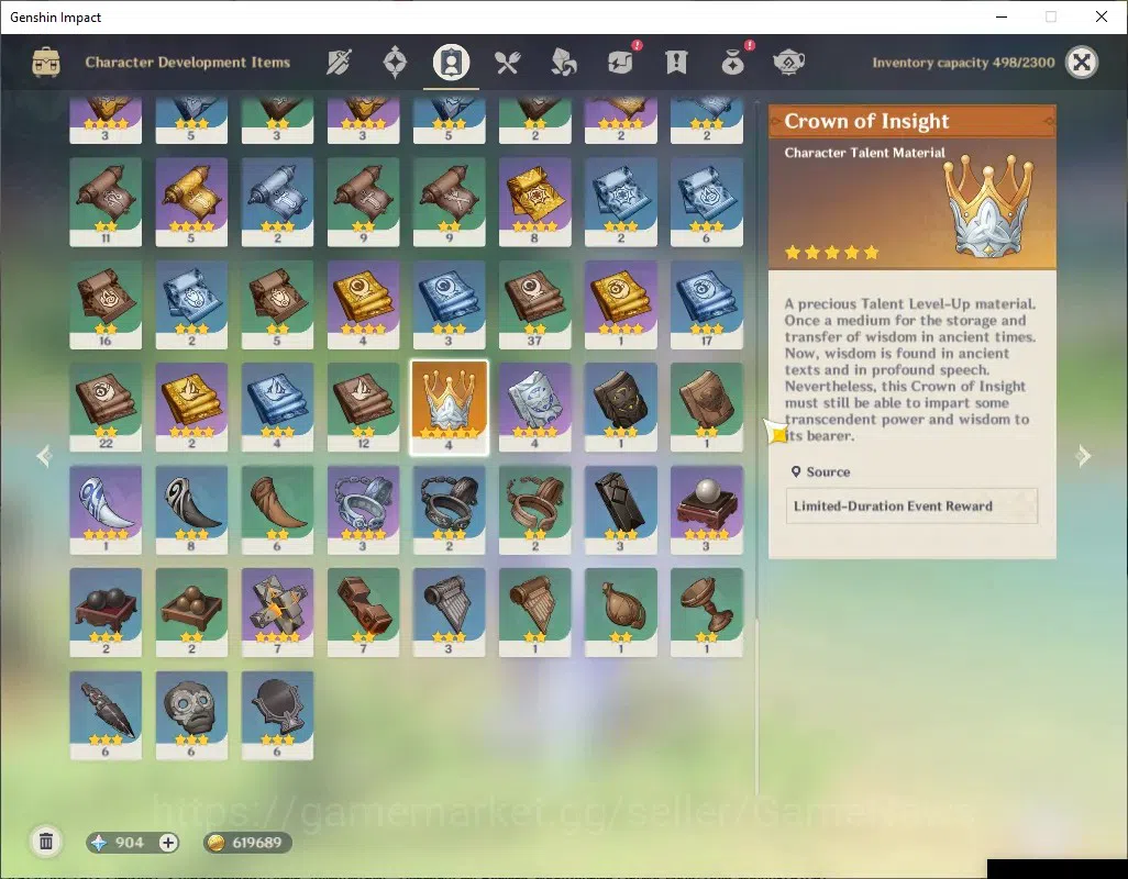 Genshin Impact Accounts ASIA|AR 52|PremTeam Skirk|3 Limited + 1 (*5Weap)|S image 9