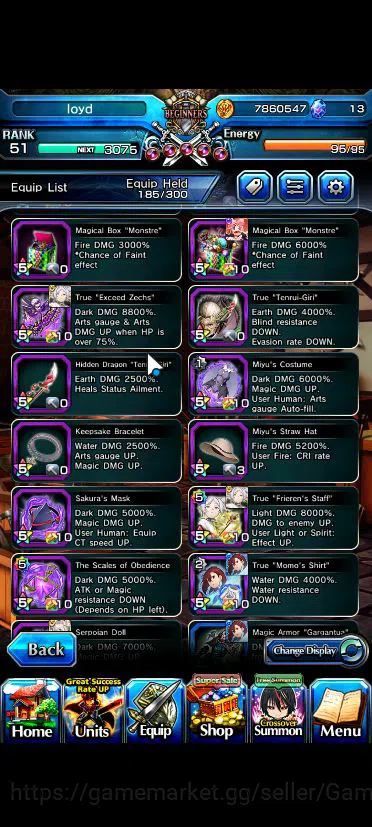 Grand Summoners Accounts Global|Rank 51|14 Asc|EmiyaTW,SayakaTW,MomoTW,Frie image 3