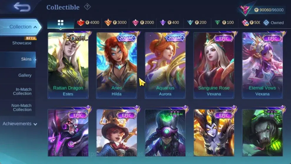 Mobile Legends: Bang Bang Accounts Hero 132|High Glory 77|Skin 337|Legend Freya,Prime image 11