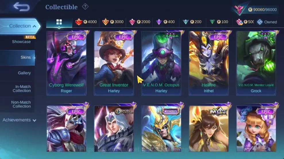 Mobile Legends: Bang Bang Accounts Hero 132|High Glory 77|Skin 337|Legend Freya,Prime image 12
