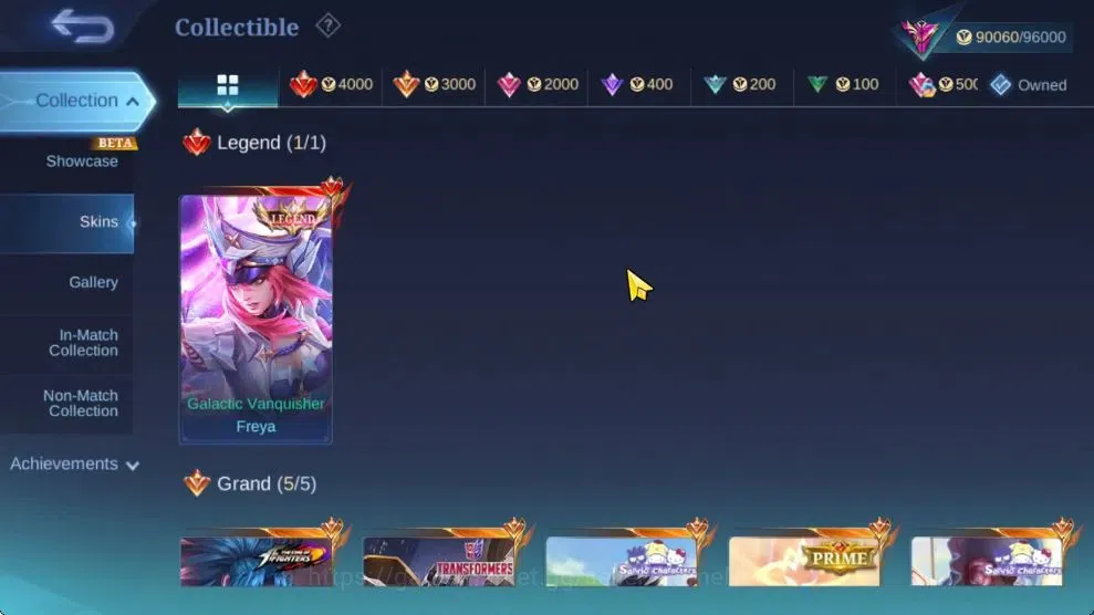 Mobile Legends: Bang Bang Accounts Hero 132|High Glory 77|Skin 337|Legend Freya,Prime image 5