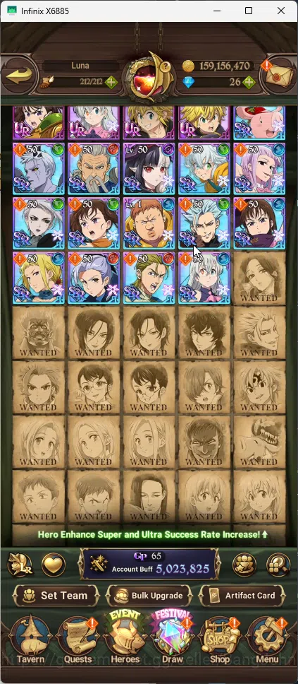 The Seven Deadly Sins: Grand Cross Accounts ASIA | 2 LR Brunhilde+Elizabeth | 13 UR Sabunak, C image 7