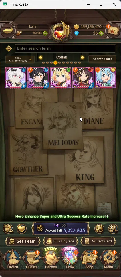 The Seven Deadly Sins: Grand Cross Accounts ASIA | 2 LR Brunhilde+Elizabeth | 13 UR Sabunak, C image 8