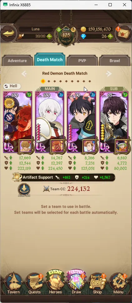 The Seven Deadly Sins: Grand Cross Accounts ASIA | 2 LR Brunhilde+Elizabeth | 13 UR Sabunak, C image 9