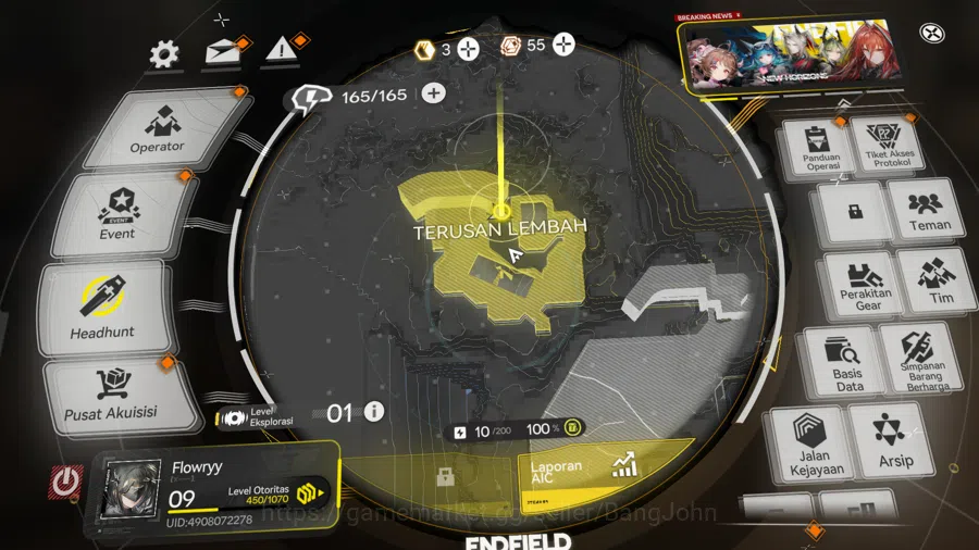 Arknights: Endfield Accounts ASIA | Starter Level 9 | 1 Limit Tang tang, Ardelia, Last Ride, Ember | AKE238B | 2