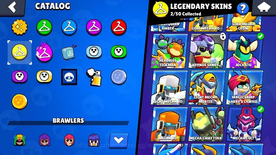 Brawl Stars Accounts 24514 Trophy|11k Bling|65 Brawlers 8 Max Lvl|2 Legend [Jock Stu,Mecha Colt] 1 Mythic [Pop Penny] 28 20