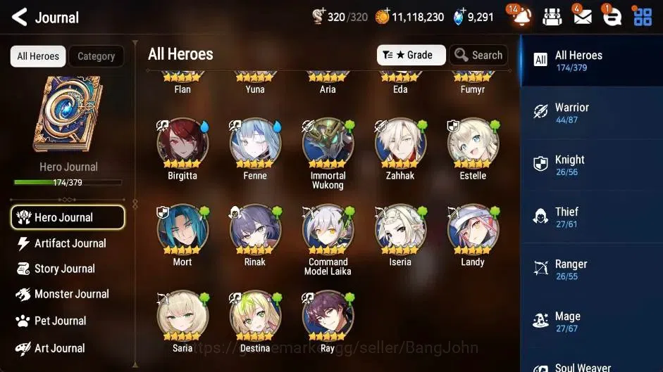 Epic Seven Accounts Asia| 13 ML(Judge Kise,Salome,Straze,Spirit Eye Ce image 18