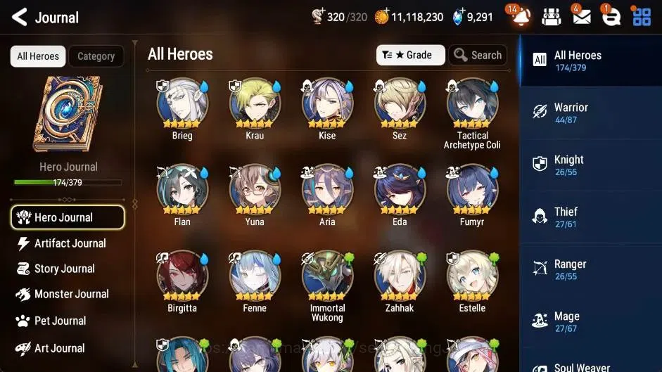 Epic Seven Accounts Asia| 13 ML(Judge Kise,Salome,Straze,Spirit Eye Ce image 19