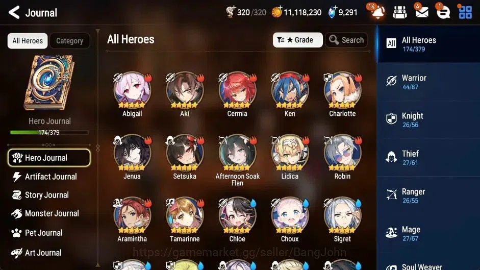 Epic Seven Accounts Asia| 13 ML(Judge Kise,Salome,Straze,Spirit Eye Ce image 20