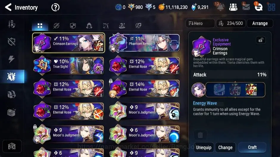 Epic Seven Accounts Asia| 13 ML(Judge Kise,Salome,Straze,Spirit Eye Ce image 4