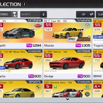 Racing Master Accounts SEA|Lv 7|2 PL Cars (Divo'21,RX-7 Type RS'01) + 37 Cars (GR Supra,GT86,Challenger SRT H),Etc|47,4K