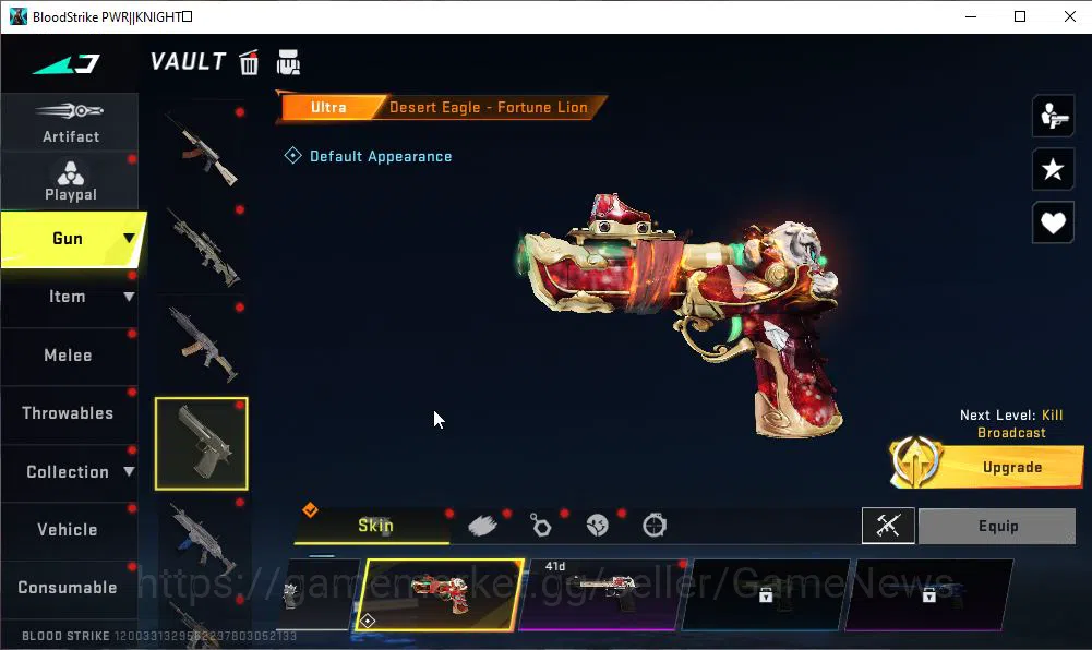 Blood Strike Accounts ASIA|2 ETERNAL Melee Katar-Judgment,ZERO-Odashadow image 10