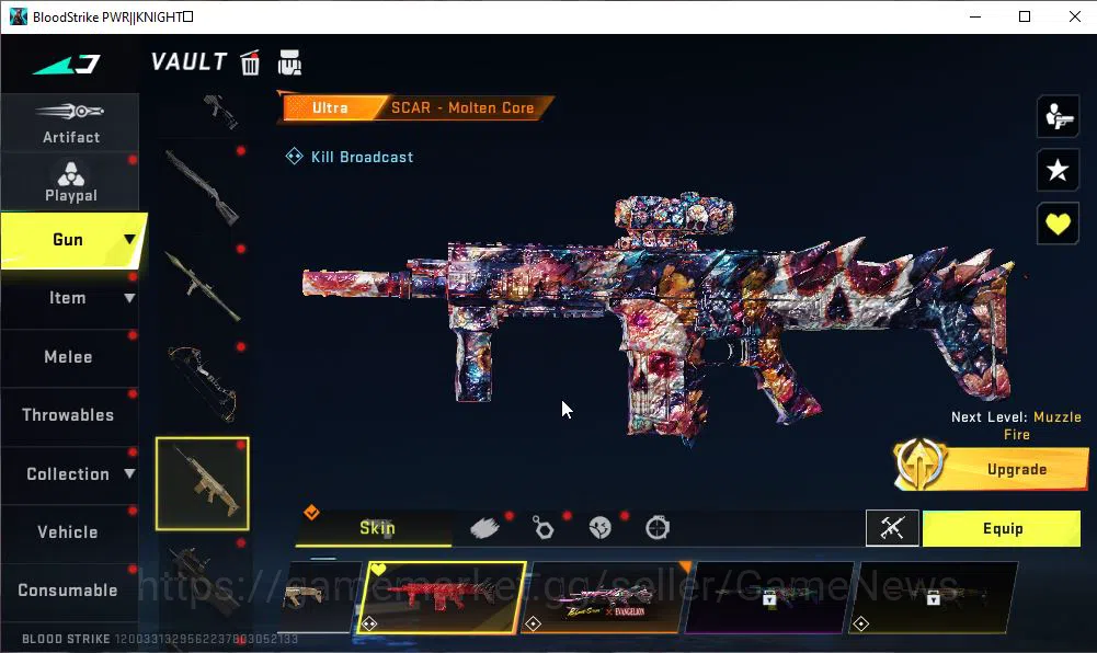 Blood Strike Accounts ASIA|2 ETERNAL Melee Katar-Judgment,ZERO-Odashadow image 13