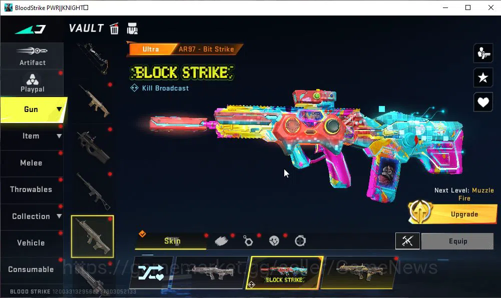 Blood Strike Accounts ASIA|2 ETERNAL Melee Katar-Judgment,ZERO-Odashadow image 14