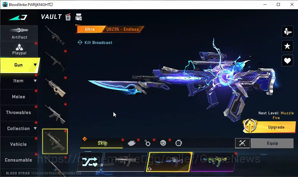 Blood Strike Accounts ASIA|2 ETERNAL Melee Katar-Judgment,ZERO-Odashadow image 16