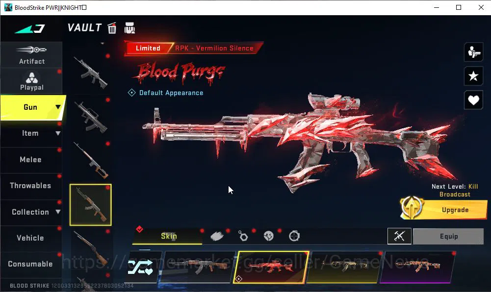 Blood Strike Accounts ASIA|2 ETERNAL Melee Katar-Judgment,ZERO-Odashadow image 17