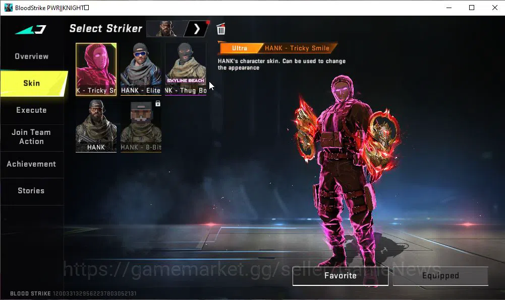 Blood Strike Accounts ASIA|2 ETERNAL Melee Katar-Judgment,ZERO-Odashadow image 7