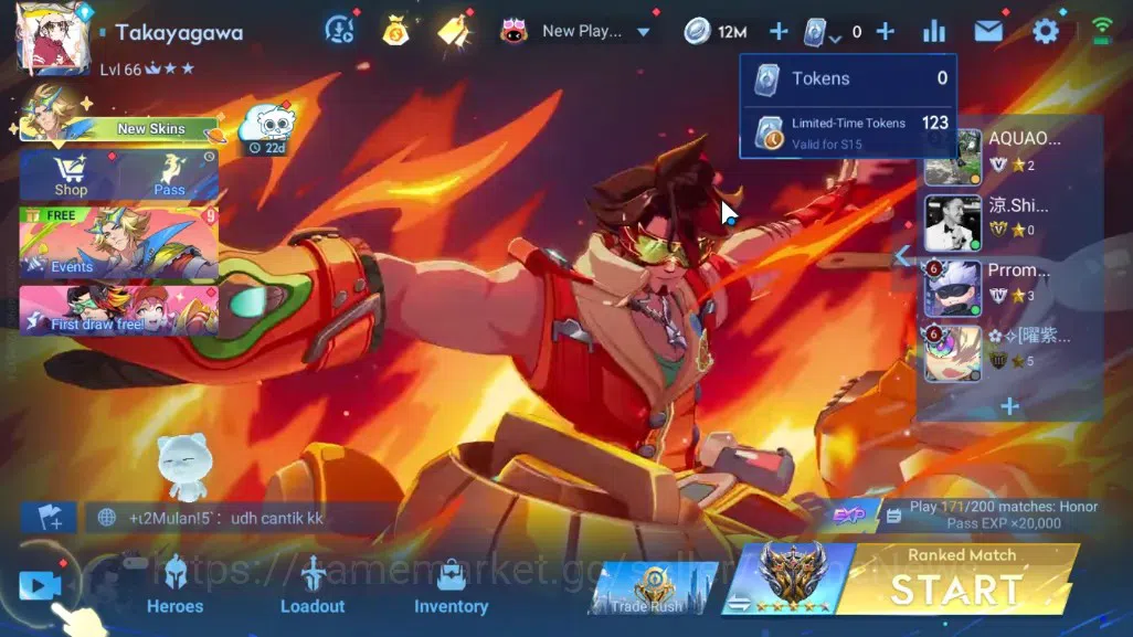 Honor of Kings Accounts Hero 53 Skin 22|2 Legend(Consort You,Zilong)|4 Epi image 1