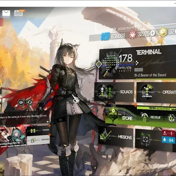 Arknights Accounts High-End Global|Lv 109|32K Oru +32 Ori|278 OP +91 Skins|9 Limited|Skalter,TexasAlter,Rosmo P2,Wang