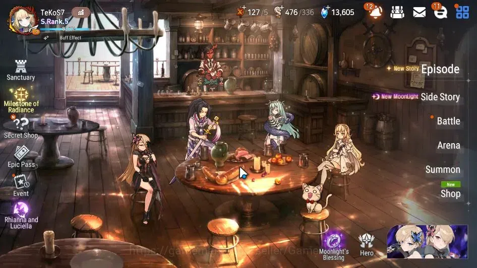Epic Seven Accounts GLOBAL|19 ML(Rhianna&Luciela,LOTScales,Ruele,Etc)+ image 1
