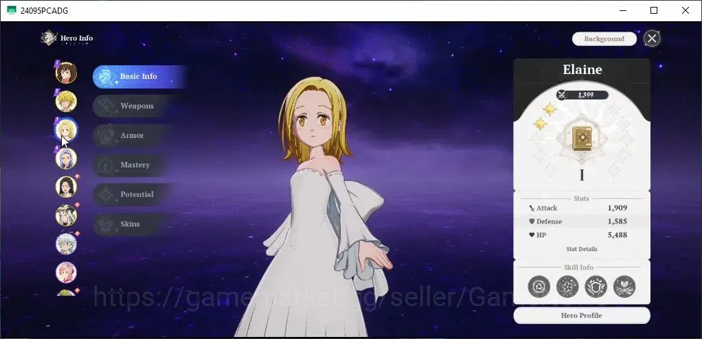 The Seven Deadly Sins: Origin Accounts SEA|Lv 30|6 SSR|DrakeP2,ElaineP2,DianeP1,MeliodasP image 4