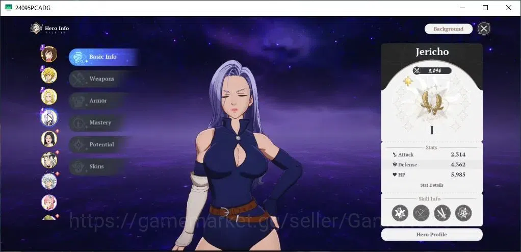The Seven Deadly Sins: Origin Accounts SEA|Lv 30|6 SSR|DrakeP2,ElaineP2,DianeP1,MeliodasP image 5