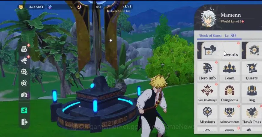 The Seven Deadly Sins: Origin Accounts SEA|Lv 30|6 SSR|DrakeP2,ElaineP2,DianeP1,MeliodasP image 8