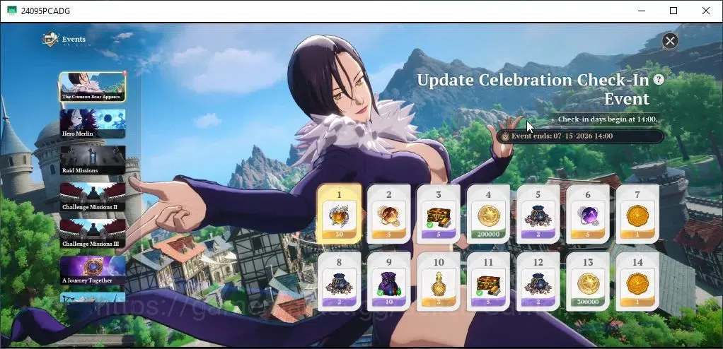 The Seven Deadly Sins: Origin Accounts SEA|Lv 30|6 SSR|DrakeP2,ElaineP2,DianeP1,MeliodasP image 9
