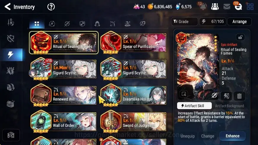 Epic Seven Accounts Limited Hero GLOBAL|New Era 5ML (LQC, AstElena, DKSharun, ApRavi, LW Peira)|PoH+Bless ON|SS 6.5K|Stove 9