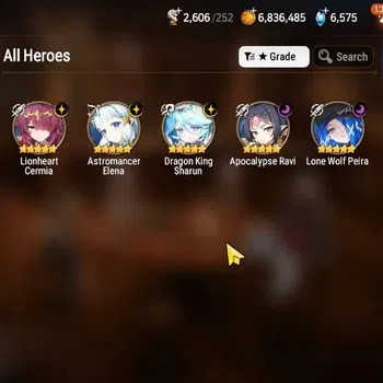 Epic Seven Accounts Limited Hero GLOBAL|New Era 5ML (LQC, AstElena, DKSharun, ApRavi, LW Peira)|PoH+Bless ON|SS 6.5K|Stove
