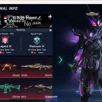 Blood Strike Accounts Collab Skin ASIA|Eternal Melee:Chainblade-Chainflux|3 Eternal Gun|1 Eternal Striker|12 Collab Gun