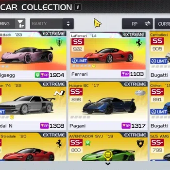 Racing Master Accounts SEA|Lvl 12|1 Prime Legend Car (Jesko Attack)+52 Etc Cars|137K Gold + 4182 Diamond|Log Netease|Take