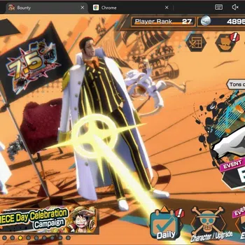 One Piece Bounty Rush Accounts High-End Android |EX 5|PR 27|KOP Gol D.Roger,Rob Lucci Max,GF Monkey D.Luffy Max,AMS