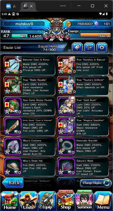 Grand Summoners Accounts GLOBAL|18 Ascend|Summer Miyu,Shiro Emiya TW,Chloe  image 6