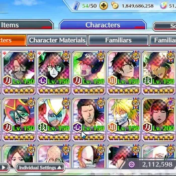 Bleach: Brave Souls Accounts High-End GLOBAL|51K Orbs|11th Ulquiora,TYBW26 Jugram,Yhwach,DT Ichigo,New ichigo,10th Anv