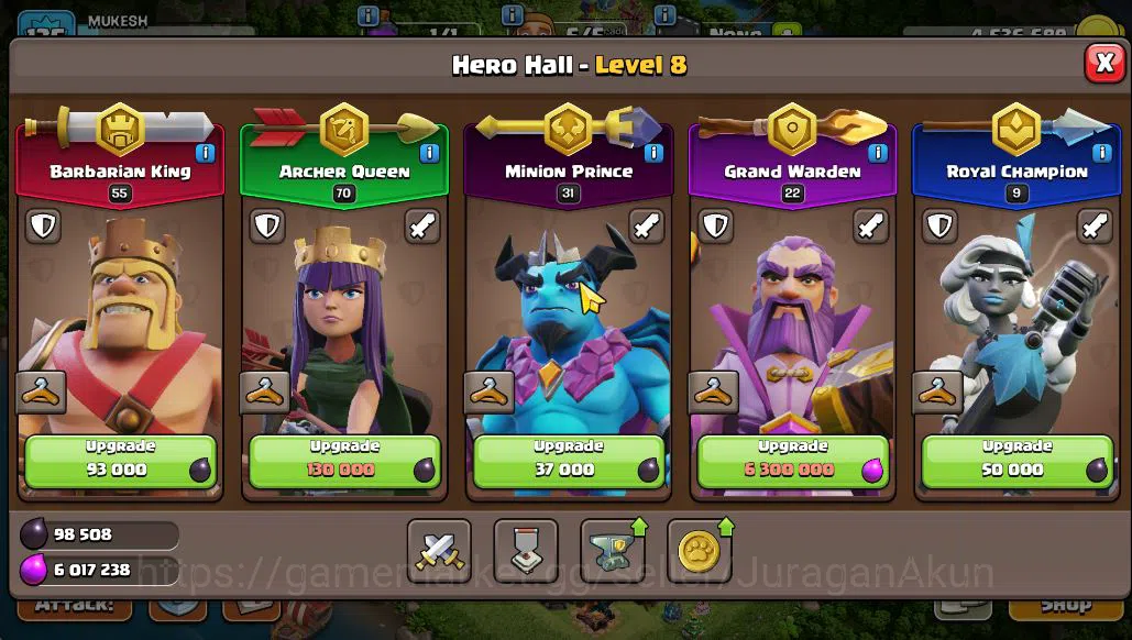 Clash of Clans Accounts TH 14 - BH 8|Limited Skin|LV 135|HH 8|BK 55,AQ 70, image 6