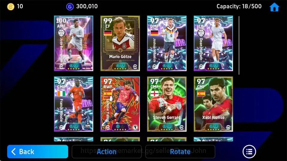 eFootball Accounts Legends & Iconic Players Mobile|PW 3149|Jude Bellingham ShowT,Xabi Alonso Epic,Eden Hazard Epic,Dean 3