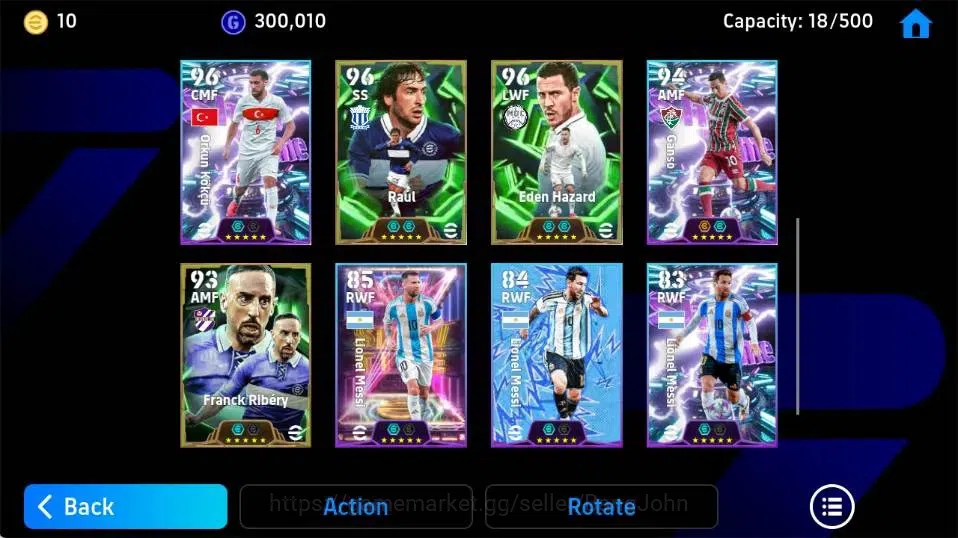 eFootball Accounts Legends & Iconic Players Mobile|PW 3149|Jude Bellingham ShowT,Xabi Alonso Epic,Eden Hazard Epic,Dean 4