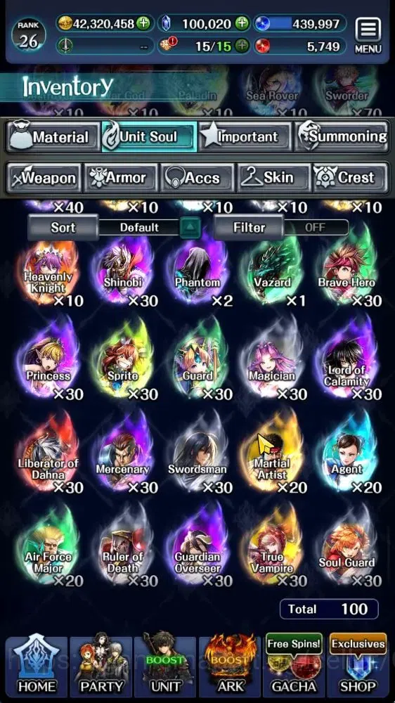 Last Cloudia Accounts GLOBAL|Rank 26|100K Crystal|Collab Overlord [Shalt image 16