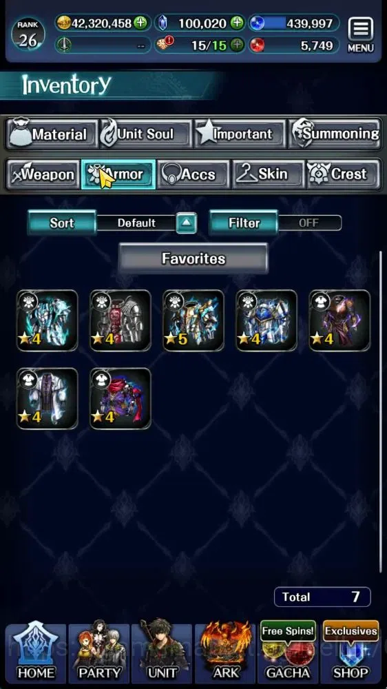 Last Cloudia Accounts GLOBAL|Rank 26|100K Crystal|Collab Overlord [Shalt image 19