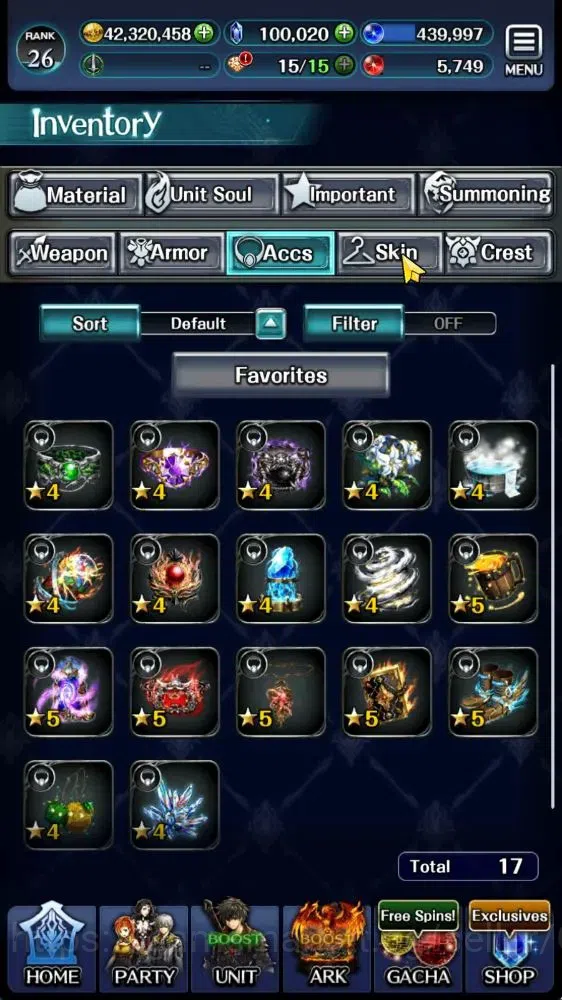 Last Cloudia Accounts GLOBAL|Rank 26|100K Crystal|Collab Overlord [Shalt image 20