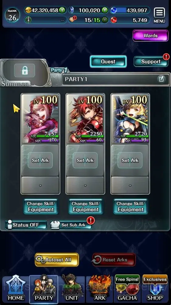 Last Cloudia Accounts GLOBAL|Rank 26|100K Crystal|Collab Overlord [Shalt image 8